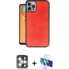 Cepte Toptan iPhone 15 Pro Max Kıvılcım Işık Serisi - Siyah 3D Antistatik Seramik Nano Ekran Koruyucu + Gümüş Pvd Metal Kamera Lens