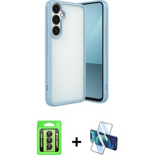 Cepte Toptan Galaxy A24 4g Vadi Minimal - Siyah 3D Antistatik Seramik Nano Ekran Koruyucu + Siyah Raze Metal Kamera Lens