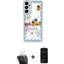 Cepte Toptan Galaxy A15 4g Çekirdek Asil - Siyah 6d Antistatik Mat Seramik Hayalet Nano Ekran Koruyucu + Şeffaf Kamera Lens Koruma Cam