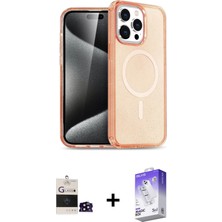 Cepte Toptan iPhone 14 Pro Max Eksen Doku Koleksiyonu - Siyah Bilvis 5in1 3D Magic Cam Ekran Koruyucu + Siyah Bilvis Titan Kamera Lens