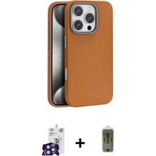 Cepte Toptan iPhone 16 Pro Max Zirve Modern Prime - Siyah Joko Magic 5d Hayalet Cam + Titanyum Gri Bilvis Titan Kamera Lens