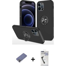 Cepte Toptan iPhone 12 Pro Max Odak Form Prime - Şeffaf Uv Polymer Nano Ekran Koruyucu + Gold Metal Kamera Lens Koruma Cam