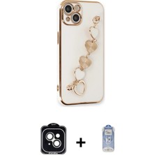 Cepte Toptan iPhone 14 Nova Işık Prime - Siyah Joko Magic 5d Cam + Yeşil Pvd Metal Kamera Lens