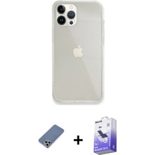 iPhone 13 Pro Max Vadi Asil Prime - Siyah Bilvis 5in1 5d Magic Hayalet Cam Ekran Koruyucu + Açık Yeşil Metal Kamera Lens Koruma Cam