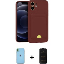 Cepte Toptan iPhone 11 Vadi Çizgi Prime - Siyah 6d Antistatik Mat Seramik Hayalet Nano Ekran Koruyucu + Yeşil Neon Fosforlu Kamera Lens