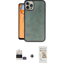 Cepte Toptan iPhone 14 Pro Max Kıvılcım Işık Serisi - Siyah Mat Seramik Nano Ekran Koruyucu + Gümüş Bilvis Titan Kamera Lens