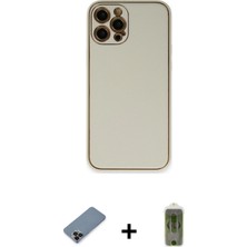 Cepte Toptan iPhone 12 Pro Max Yadigar Klasik - Siyah Joko Magic 5d Hayalet Cam + Siyah Metal Kamera Lens Koruma Cam