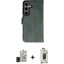 Cepte Toptan Galaxy S24 Siluet Işık Serisi - Siyah Bilvis Hayalet Cam Ekran Koruyucu + Siyah Bilvis Titan Kamera Lens