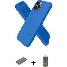 Cepte Toptan iPhone 12 Pro Max Kozmos Yansıma Özel Seri - Siyah Joko Magic 5d Hayalet Cam + Pembe Renkli Kamera Lens Koruma Cam