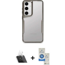 Cepte Toptan Galaxy A14 4g Akış Çizgi Koleksiyonu - Şeffaf Royal Nano Ekran Koruyucu + Şeffaf Kamera Lens Koruma Cam