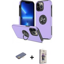 Cepte Toptan iPhone 13 Pro Max Odak Form Prime - Siyah Bilvis 3D Cam Ekran Koruyucu + Sarı Renkli Kamera Lens Koruma Cam