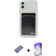 iPhone 12 Doruk Klasik Koleksiyonu - Siyah Bilvis 5in1 3D Magic Cam Ekran Koruyucu + Gold Metal Kamera Lens Koruma Cam