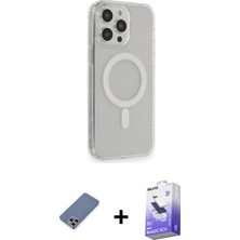 iPhone 13 Pro Max Pusula Çizgi Koleksiyonu - Siyah Bilvis 5in1 5d Magic Hayalet Cam Ekran Koruyucu + Açık Yeşil Metal Kamera Lens Koruma Cam