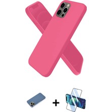 Cepte Toptan iPhone 12 Pro Kozmos Yansıma Özel Seri - Siyah 3D Antistatik Seramik Nano Ekran Koruyucu + Gold Shine Kamera Lens Koruma Cam