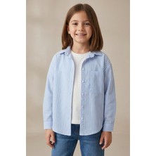 Mutlu Kids Çizgili Gömlek Body Kız Takım