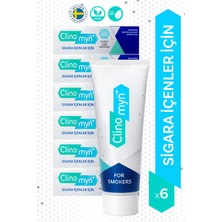 Clinomyn Smokers Sigara Içenler Için Diş Beyazlatan Diş Macunu 75 ml 6 Adet