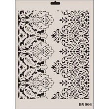 Twin Store Dantel Seri DN-906 Stencil 35X25 cm