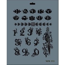 Twin Store New Seri N-123 Stencil 35X25 cm