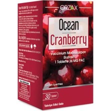 Orzax Ocean Cranberry 30 Kapsül