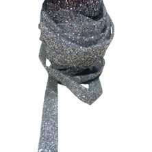 Uravas Store Silikonlu Yapıştırma Taş 1 cm Gümüş 5 Metre