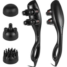 Uravas Store 4 Başlıklı Profesyonel Masaj Aleti Nrd 192 - Titreşimli Vücut Masaj Cihazı