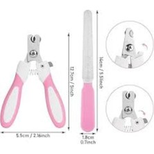 Genel Kedi Köpek Evcil Hayvan Tırnak Makası Törpülü Set. Paslanmaz Çelik. Ergonomik Saplı