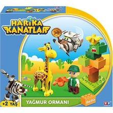 NessiWorld 10932 Harika Kanatlar Bellonun Yağmur Ormanı 15 Parça Blok - Mega Oyuncak