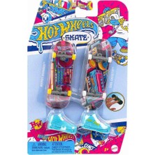 NessiWorld HXL17  Skate Retro Temalı Ikili Parmak Kaykay ve Ayakkabı Paketi