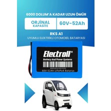 Rks A1 Uyumlu Batarya (Standart Kapasite) Lifepo4 60V 52AH Elektrikli Otomobil Bataryası