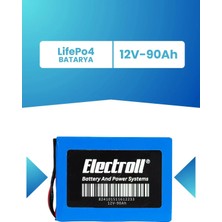 12V 90AH Lifepo4 Batarya