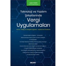 Seçkin Teknoloji Ve Yazılım Şirketlerinde Vergi Uyumları Aydın Yılmaz 2020/09