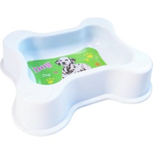 Pet Köpek Kedi Mama Su Kabı Kemik Şekilli Hb1017