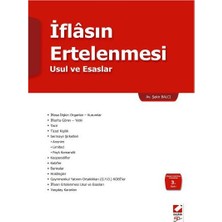  ıflasın ertelenmesi 3. baskı şakir balcı 2010/03
