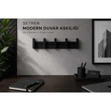 By Arkincoff Setren Dayanıklı 5 Kancalı Duvar Askısı