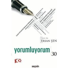  yorumluyorum - 30 prof. dr. ersan şen 1. baskı, ocak 2024