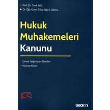 Seçkin Hukuk Muhakemeleri Kanunu Örnek Yargı Kararı Özetleri - Kavram Dizini Prof. Dr. Cenk Akil,Dr. Öğr. Üyesi Tülay Özer Özgül 1. Baskı, Kasım 2023