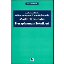  maddi tazminatin hesaplanması teknikleri cemal öztürkler 2003/01