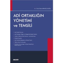 Seçkin Adi Ortaklığın Yönetimi ve Temsili Türkü Deniz Bengül Doğu 2021/09