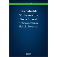Seçkin Tek Satıcılık Sözleşmesinin Sona Ermesi Kübra Dağ 2021/02