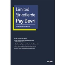 Seçkin Limited Şirketlerde Pay Devri Kemal Çağrı Derekaya 2022/01