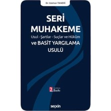 Seçkin Seri Muhakeme ve Basit Yargılama Usulü (2.Baskı) Gökhan Taneri 2021/08