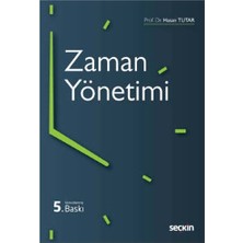 Seçkin Zaman Yönetimi (H.Tutar) 5.Baskı Hasan Tutar 87 2020/09