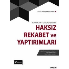  haksız rekabet ve yaptırımları (2.baskı) nihal çinar karabağ 2019/05