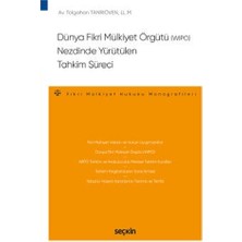  dünya fikri mülkiyet örgütü (wipo) tahkim süreci tolgahan tanriöven 2022/01