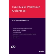  tüzel kişilik perdesinin aralanması büşra kesik canbulut 1. baskı, ağustos 2023