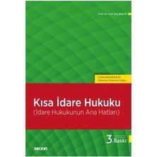  kısa ıdare hukuku (3.baskı) halil kalabalık 63 2019/09