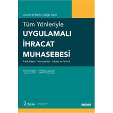  uygulamalı ıhracat muhasebesi (2.baskı) mustafa özbay 1 2020/09