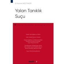Seçkin Yalan Tanıklık Suçu Asuman İnce Tunceçer 2020/09