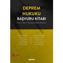  deprem hukuku başvuru kitabı (ceza / ıdare / tazminat hukuku boyutu) umur yıldırım,ayhan demir,gizem koç,ömer can alkan,fatih aydın,egem yıldız,merve doğan,özge ırem aksu,ahmet yıldız,özlem albayrak 1