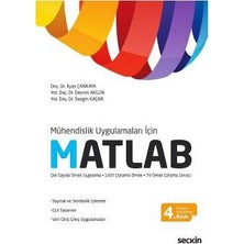 Seçkin Mühendislik Uygulamaları İçin Matlab (4.Baskı) İlyas Çankaya 3 2016/09